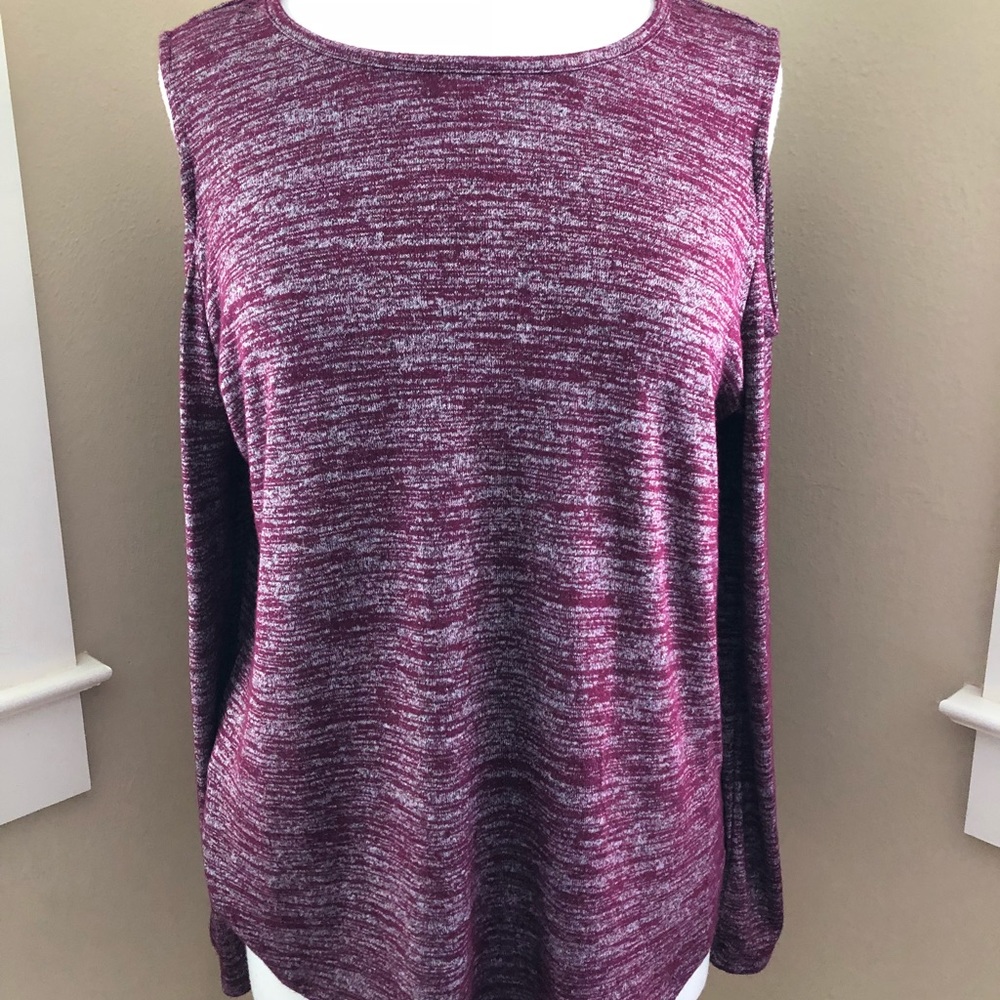 A New Day Cold Shoulder Sweater Large